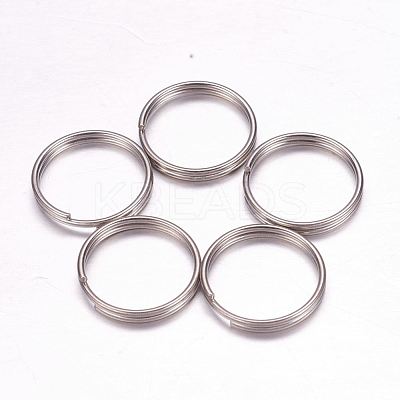 Tarnish Resistant 304 Stainless Steel Split Rings A-STAS-F117-33P-1