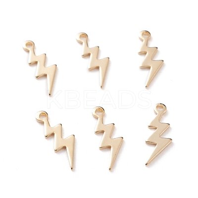 Brass Charms KK-Y003-08G-1
