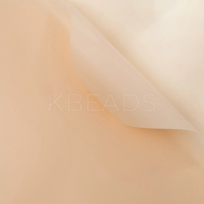 Solid Color Plastic Paper Flower Wrapping Paper HUDU-PW0001-178R-1