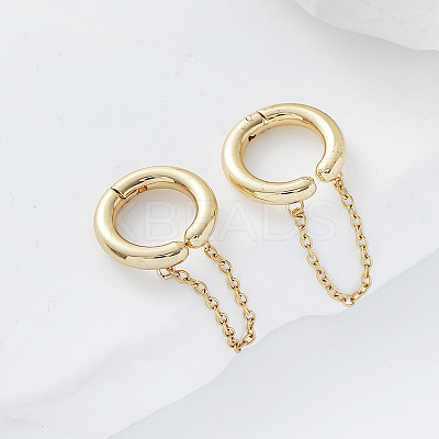 304 Stainless Steel Cuff Earrings RC5988-1