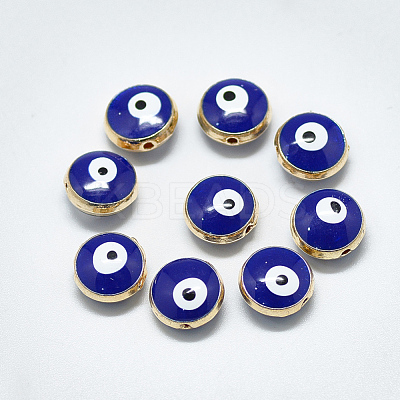 Alloy Enamel Beads ENAM-S117-09-1