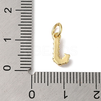 Rack Plating Brass with ABS Plastic Imitation Pearl Charms KK-B092-30J-G-1