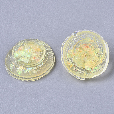 Transparent Epoxy Resin Cabochons LS-X-CRES-T020-09D-1