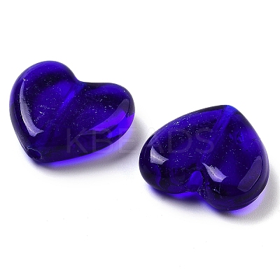 Heart Handmade Lampwork Beads LAMP-U003-01D-1