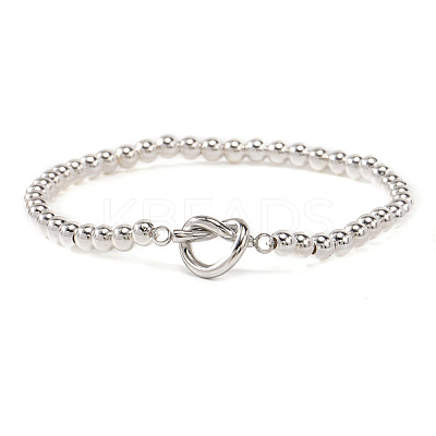 Heart 304 Stainless Steel Link Bracelets ZF9724-9-1
