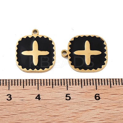 Ion Plating(IP) 316 Surgical Stainless Steel Pendants STAS-U014-39G-1