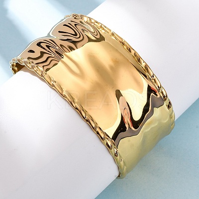 304 Stainless Steel Cuff Bangles for Women BJEW-G749-12G-1