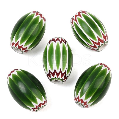 Handmade Millefiori Glass Beads GL-CBAAE72-01B-05-1