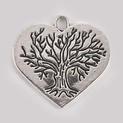 Tibetan Style Alloy Pendants TIBE-X0019-07-1