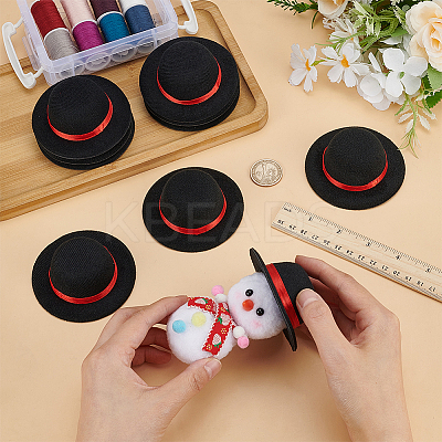 Eva & Cloth Craft Doll Hat DIY-WH0591-087A-1