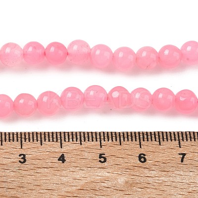 Dyed Natural Malaysia Jade Beads Strands G-G021-02A-28-1