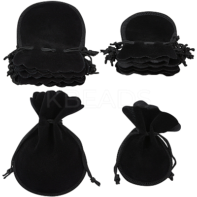 20Pcs 2 Styles Gourd Velvet Bags TP-BBC0001-02C-1