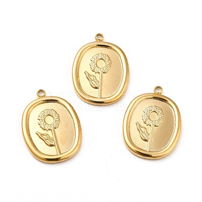 Ion Plating(IP) 304 Stainless Steel Pendants STAS-H172-17G-1