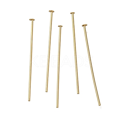 Brass Flat Head Pins KK-H502-01D-G-1