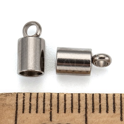 Tarnish Resistant 304 Stainless Steel Cord Ends LS-X-STAS-M242-12-1