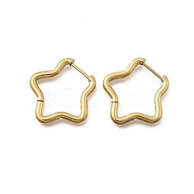201 Stainless Steel Hoop Earrings EJEW-Z137-02G-05-1