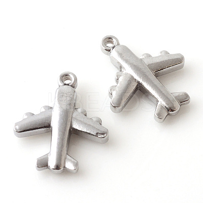 Tarnish Resistant 201 Stainless Steel Airliner Pendants LS-X-STAS-Q195-103-1