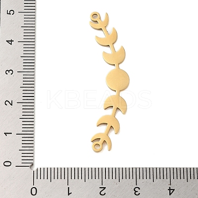 304 Stainless Steel Pendants STAS-S123-01G-01-1