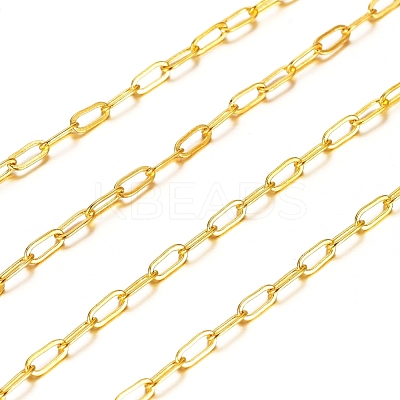 Brass Paperclip Chains CHC-S008-001C-G-1