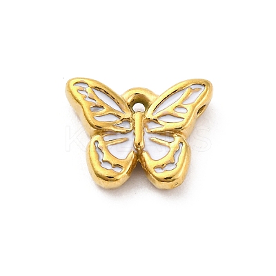 304 Stainless Steel Enamel Pendants STAS-B085-43G-05-1