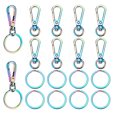 10Pcs Alloy Swivel Clasps FIND-PH0003-04-1
