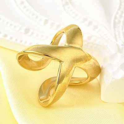 304 Stainless Steel Adjustable Cuff Rings for Women LS-RJEW-B123-01G-02-1
