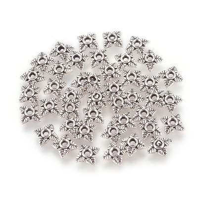 Tibetan Style Alloy Bead Caps LS-TIBEB-Q018-AS-LF-1