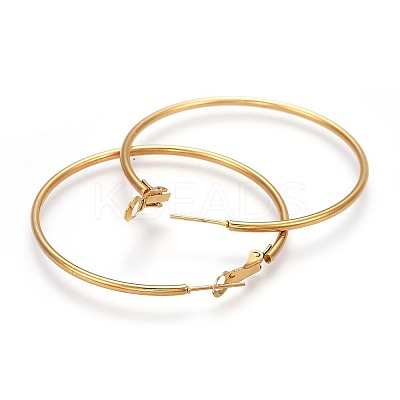 201 Stainless Steel Hoop Earrings LS-EJEW-F188-24G-C-1
