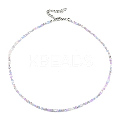 Bling Glass Beaded Necklace for Women NJEW-PH01492-04-1