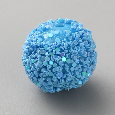 Opaque Acrylic Glitter Beads LS-FIND-CJC0010-111A-16-1