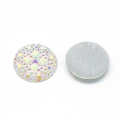 Resin Cabochons CRES-Q192-10mm-10AB-1