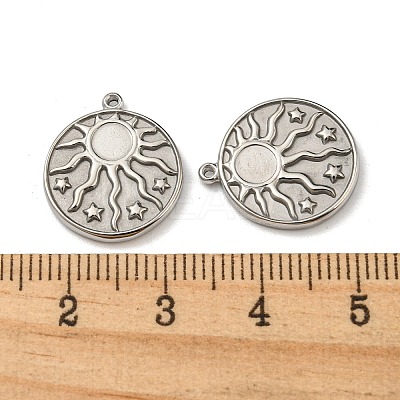 Non-Tarnish 304 Stainless Steel Pendants STAS-L022-208P-1