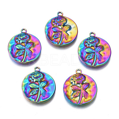 Ion Plating(IP) 304 Stainless Steel Pendants STAS-S119-122-1