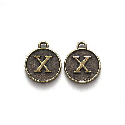 Alloy Pendant Cabochon Settings PALLOY-N156-01X-AB-1