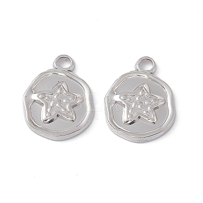 Non-Tarnish 304 Stainless Steel Pendants STAS-K242-08P-1