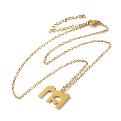 304 Stainless Steel Pendant Necklaces LS-NJEW-H036-02G-M-1