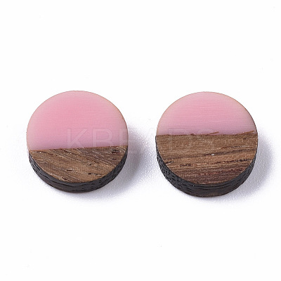 Resin & Wood Cabochons LS-RESI-S358-70-H39-1