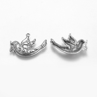Tibetan Style Alloy Pendants LS-TIBEP-GC128-AS-RS-1