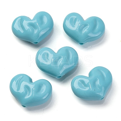 Opaque Acrylic Beads OACR-Z013-33G-1