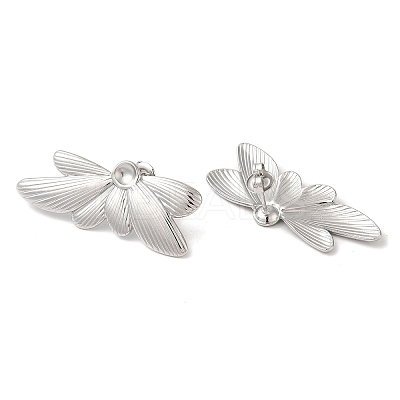 Non-Tarnish 304 Stainless Steel Stud Earrings EJEW-Z022-32P-1