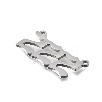 304 Stainless Steel Pendants STAS-D382-04B-P-1