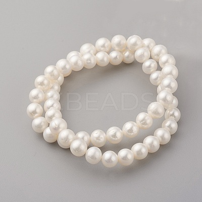 Natural Cultured Freshwater Pearl Beads Strands PEAR-G007-38-1