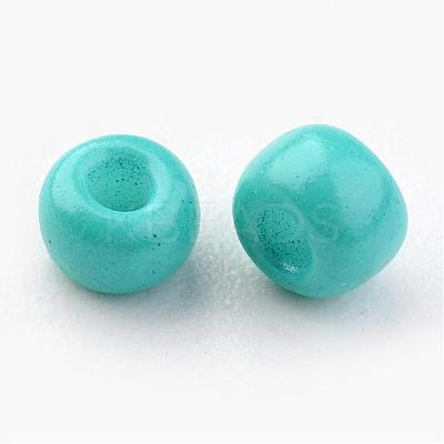 8/0 3mm Baking Paint Glass Seed Beads X-SEED-S002-K10-1