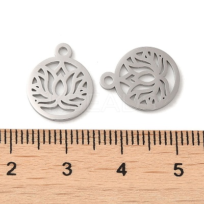Non-Tarnish 304 Stainless Steel Charms STAS-J042-13P-1