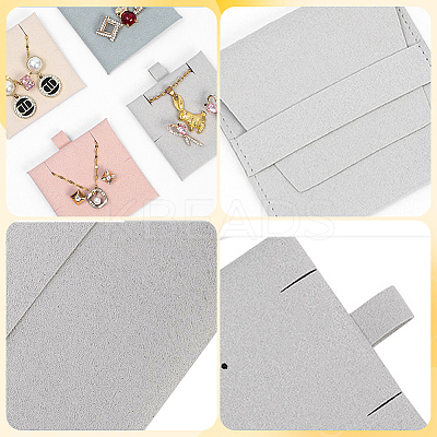 20Pcs Microfiber Jewelry Envelope Pouches ABAG-SP0001-47C-1