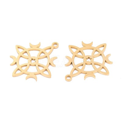 304 Stainless Steel Pendants STAS-N108-39G-1