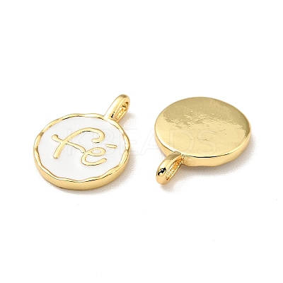 Brass Enamel Charms X-KK-G416-57G-01-1