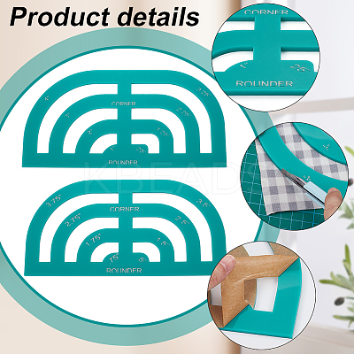 Transparent Acrylic Arch Templates DIY-WH0656-45-1