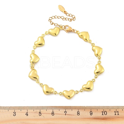 201 Stainless Steel Link Bracelets for Women BJEW-Z103-01G-01-1