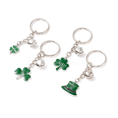 Alloy Enamel Clove & Hat Pendants Keychains KEYC-JKC00368-1